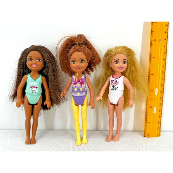 LOT OF 3 ~ Barbie & Friends ~ Club Chelsea 6" Dolls ~ Mattel - Picture 3 of 10
